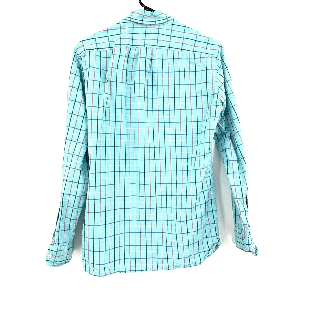 J. Crew size small slim fit 100% cotton shirting button down long sleeve shirt‎